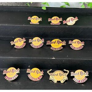 Hard Rock Cafe Logo Pins Pin Lot 11 Locations Nashville Key West Washington D.C.
